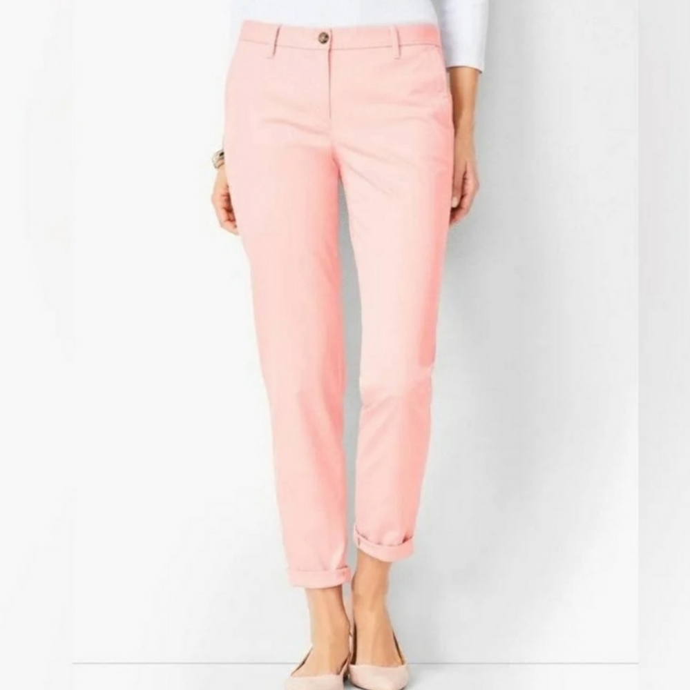 Talbots Pink Girlfriend Chino Pants